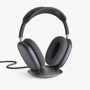 All-Aluminum Headphone Stand with Charging Dock, Gray For AirPods Max, Full CNC-Machined Metal Base, Built-in Magnetic Swappable Charging Port (Type-C & Lightning) All-Aluminum Headphone Stand with Charging Dock, Gray For AirPods Max, Full CNC-Machined Metal Base, Built-in Magnetic Swappable Charging Port (Type-C & Lightning)