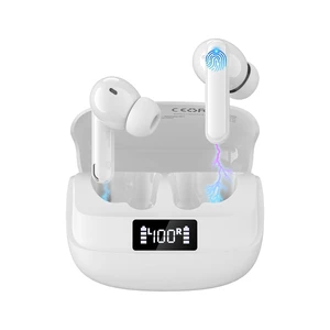 Active Noise Cancelling Bluetooth 5.4 Earbuds.Deep Bass Stereo Sound.White Wireless Earphones in Ear. 4Mic ENC AI Clear Calls. With Low-latency For Phone&TV.IPX5 Waterproof Headphones.40H Playtime Active Noise Cancelling Bluetooth 5.4 Earbuds.Deep Bass Stereo Sound.White Wireless Earphones in Ear. 4Mic ENC AI Clear Calls. With Low-latency For Phone&TV.IPX5 Waterproof Headphones.40H Playtime