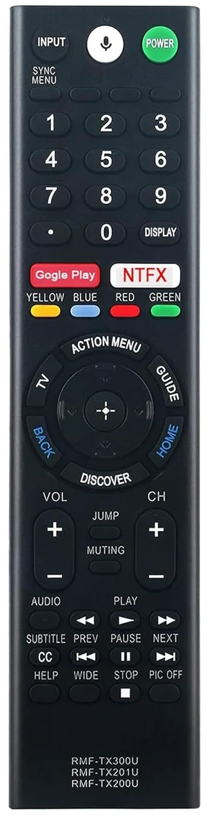RMF-TX300U Replace Remote Sub RMF-TX200U RMF-TX201U w Voice Control Replacement fit for Sony Smart 4K TV XBR-55X850S XBR-55X930D XBR-65X850D XBR-65X930D XBR-75X850D XBR-75X940D XBR-85X850D RMF-TX300U Replace Remote Sub RMF-TX200U RMF-TX201U w Voice Control Replacement fit for Sony Smart 4K TV XBR-55X850S XBR-55X930D XBR-65X850D XBR-65X930D XBR-75X850D XBR-75X940D XBR-85X850D