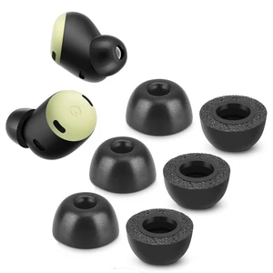 Memory Foam Tips for Google Pixel Buds Pro, Anti-Slip Replacement Ear Tips for Google True Wireless EarphonesFit in The Charging Case, Perfect Noise Cancellation, 3 Pairs (Large, Black) Memory Foam Tips for Google Pixel Buds Pro, Anti-Slip Replacement Ear Tips for Google True Wireless EarphonesFit in The Charging Case, Perfect Noise Cancellation, 3 Pairs (Large, Black)