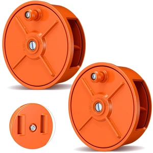 2 Set 6.25" Aluminum Rebar Tie Wire Reel Coil Holder Wheel, Orange Lightweight and Durable Tie Wire Dispenser, for Left or Right Hand Use, for Electricians, Ironworker, Construction Workers 2 Set 6.25" Aluminum Rebar Tie Wire Reel Coil Holder Wheel, Orange Lightweight and Durable Tie Wire Dispenser, for Left or Right Hand Use, for Electricians, Ironworker, Construction Workers