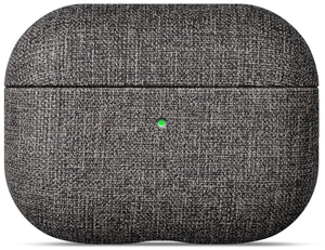 Case for AirPods Pro 2 - Canvas Style PU Leather - Gray Handmade Protective Hard Shell Cover - Vegan Leather & PC Dual Layer Protection - AirPods Pro 2nd Generation Case Cover Case for AirPods Pro 2 - Canvas Style PU Leather - Gray Handmade Protective Hard Shell Cover - Vegan Leather & PC Dual Layer Protection - AirPods Pro 2nd Generation Case Cover