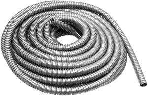 3/4 inch x25ft Flexible Electrical Conduit - Galvanized Steel Greenfield Flex Metal Conduit for Exposed Wiring, AC Connections & Industrial Cable Protection 3/4 inch x25ft Flexible Electrical Conduit - Galvanized Steel Greenfield Flex Metal Conduit for Exposed Wiring, AC Connections & Industrial Cable Protection