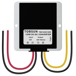 DC 12V Step Up to 24V 5A 120W Power Booster DC Voltage Converter Waterproof Module Transformer for Golf Cart Recreational Vehicle DC 12V Step Up to 24V 5A 120W Power Booster DC Voltage Converter Waterproof Module Transformer for Golf Cart Recreational Vehicle