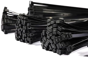 4 Inch length, 18lb Small size Self Locking Nylon Cable Zip Ties -1000 Piece (Black) 4 Inch length, 18lb Small size Self Locking Nylon Cable Zip Ties -1000 Piece (Black)