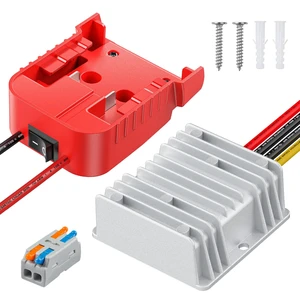 18 V to 12 V Step-Down Converter for Milwaukee M18 Battery, DC Power Adapter, Voltage Reducer Transformer 180 W Buck Converter Regulator for Golf Cart RC Car Truck Light & DIY 18 V to 12 V Step-Down Converter for Milwaukee M18 Battery, DC Power Adapter, Voltage Reducer Transformer 180 W Buck Converter Regulator for Golf Cart RC Car Truck Light & DIY