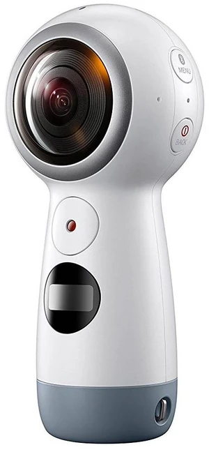 Gear 360 (2017 Edition) Spherical Cam 360° 4K Camera SM-R210 Gear 360 (2017 Edition) Spherical Cam 360° 4K Camera SM-R210