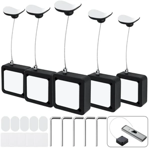 5 PCS TV Remote Leash with Cable Lock 7.5ft/2.3m Retractable Remote Control Tether TV Remote Leash with Cable Lock Remote Rescue for for Home Showroom Hotel Never Lose Your Remote Again 5 PCS TV Remote Leash with Cable Lock 7.5ft/2.3m Retractable Remote Control Tether TV Remote Leash with Cable Lock Remote Rescue for for Home Showroom Hotel Never Lose Your Remote Again