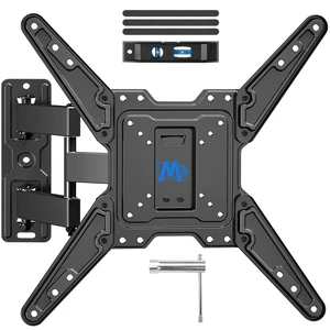 Full Motion TV Wall Mount - 26 to 55 Inch, Swivel & Extend 16.7 Inch, VESA 400x400mm, 77LBS Full Motion TV Wall Mount - 26 to 55 Inch, Swivel & Extend 16.7 Inch, VESA 400x400mm, 77LBS