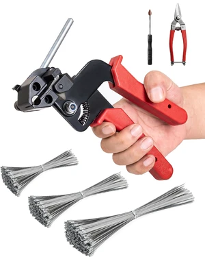 200PC Metal Zip Ties Gun Kit 8/12/16 Inch 304 Stainless Steel Zip Ties Include 12"X100PC, 8"X50PC, 16"X50PC Metal Zip Ties With Tie Cutter & Tie Remover Tightens and Cuts for Fence, Chicken Coop 200PC Metal Zip Ties Gun Kit 8/12/16 Inch 304 Stainless Steel Zip Ties Include 12"X100PC, 8"X50PC, 16"X50PC Metal Zip Ties With Tie Cutter & Tie Remover Tightens and Cuts for Fence, Chicken Coop