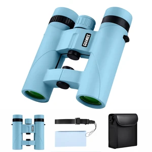 10x25 Binoculars for Kids Mini Pocket Compact Binoculars Waterproof Small Binocular for Bird Watching Travel Stargazing Outdoor Sports Blue 10x25 Binoculars for Kids Mini Pocket Compact Binoculars Waterproof Small Binocular for Bird Watching Travel Stargazing Outdoor Sports Blue