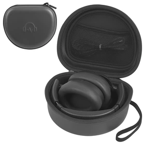Hard Headphone Case for JLab JBuds Lux ANC/Raycon The Everyday, Black Foldable Over-Ear Headphones Travel Carrying Case,Mesh Pocket,Hard Eva Shell Hard Headphone Case for JLab JBuds Lux ANC/Raycon The Everyday, Black Foldable Over-Ear Headphones Travel Carrying Case,Mesh Pocket,Hard Eva Shell