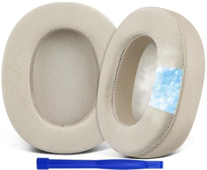 Cooling-Gel Replacement Earpads for Sony WH-1000XM5 (WH1000XM5) Noise Canceling Headphones, Ear Pads Cushions with High-Density Noise Isolation Foam, Added Thickness - Silver Cooling-Gel Replacement Earpads for Sony WH-1000XM5 (WH1000XM5) Noise Canceling Headphones, Ear Pads Cushions with High-Density Noise Isolation Foam, Added Thickness - Silver