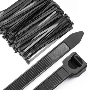 Cable Ties 8 Inch Heavy Duty Zip Ties with 120 Pounds Tensile Strength for Multi-Purpose Use, Self-Locking UV Resistant Nylon Tie Wraps, Indoor and Outdoor Tie Wire.120 Pcs Black Cable Ties 8 Inch Heavy Duty Zip Ties with 120 Pounds Tensile Strength for Multi-Purpose Use, Self-Locking UV Resistant Nylon Tie Wraps, Indoor and Outdoor Tie Wire.120 Pcs Black
