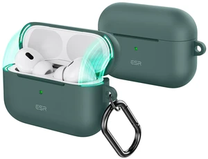 for AirPods Pro 2 Case, Magnetic Lid, Cloud Series, Green Compatible with AirPods Pro 2nd/1st Case (2023/2022/2019), (USB-C/Lightning Cable), Full Drop Protection Cover with Carabiner for AirPods Pro 2 Case, Magnetic Lid, Cloud Series, Green Compatible with AirPods Pro 2nd/1st Case (2023/2022/2019), (USB-C/Lightning Cable), Full Drop Protection Cover with Carabiner