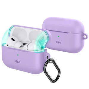 for AirPods Pro 2 Case, Magnetic Lid, Cloud Series, Purple Compatible with AirPods Pro 2nd/1st Case (2023/2022/2019), (USB-C/Lightning Cable), Full Drop Protection Cover with Carabiner for AirPods Pro 2 Case, Magnetic Lid, Cloud Series, Purple Compatible with AirPods Pro 2nd/1st Case (2023/2022/2019), (USB-C/Lightning Cable), Full Drop Protection Cover with Carabiner