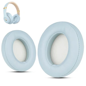 Replacement Ear Pads for Beats Studio 3 & Studio 2, Upgraded Beats Studio 3 Replacement Parts and Beats Headphones Accessories, Compatible with B0500 B0501 Wireless Models,Crystal Blue Replacement Ear Pads for Beats Studio 3 & Studio 2, Upgraded Beats Studio 3 Replacement Parts and Beats Headphones Accessories, Compatible with B0500 B0501 Wireless Models,Crystal Blue