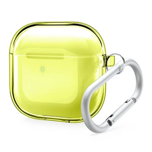 Clear Case for Apple AirPods 5 & AirPods 4 Carabiner Included, Reduced Yellowing, Wireless Charging, Shock Resistant (Neon Yellow) Clear Case for Apple AirPods 5 & AirPods 4 Carabiner Included, Reduced Yellowing, Wireless Charging, Shock Resistant (Neon Yellow)