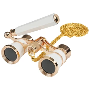 25mm Opera Glasses Binoculars for Concerts, 3X Vintage Style Binoculars With Adjustable Handle & Chain for Theater, BK7 Optics Glass, With Soft Carry Case 25mm Opera Glasses Binoculars for Concerts, 3X Vintage Style Binoculars With Adjustable Handle & Chain for Theater, BK7 Optics Glass, With Soft Carry Case