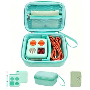 Travel Storage Case and Thicken Silicone Cover Compatible with Yoto Mini Player - Kids Audio & Music Player and Card Holder for Yoto Card Hold Up to 10 Cards (Green) Travel Storage Case and Thicken Silicone Cover Compatible with Yoto Mini Player - Kids Audio & Music Player and Card Holder for Yoto Card Hold Up to 10 Cards (Green)