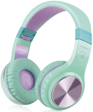 Bluetooth Headphones, XBT-80 Folding Stereo Wireless Bluetooth Headphones Over Ear with Microphone and Volume Control, Wireless and Wired Headset for PC/Cell Phones/TV/Gym (Purple Green) Bluetooth Headphones, XBT-80 Folding Stereo Wireless Bluetooth Headphones Over Ear with Microphone and Volume Control, Wireless and Wired Headset for PC/Cell Phones/TV/Gym (Purple Green)