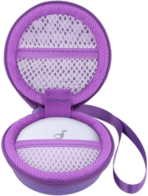 Hard Travel Case for Anker Soundcore Sleep A30/A20 Earbuds,Purple EVA Hard Shell, Mesh Pocket Accessory Storage, Impact Resistant Protection, Travel-Ready Portable, Protective Case Only Hard Travel Case for Anker Soundcore Sleep A30/A20 Earbuds,Purple EVA Hard Shell, Mesh Pocket Accessory Storage, Impact Resistant Protection, Travel-Ready Portable, Protective Case Only