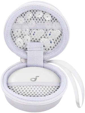 Hard Travel Case for Anker Soundcore Sleep A30/A20 Earbuds,White EVA Hard Shell, Mesh Pocket Accessory Storage, Impact Resistant Protection, Travel-Ready Portable, Protective Case Only Hard Travel Case for Anker Soundcore Sleep A30/A20 Earbuds,White EVA Hard Shell, Mesh Pocket Accessory Storage, Impact Resistant Protection, Travel-Ready Portable, Protective Case Only