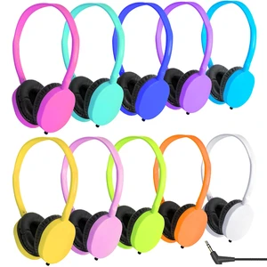 Kids Headphones Bulk 10 Pack for School Classroom Student Children Toddler Boys Girls Teen and Adult, Computer Earphones Class Set of Headphones for Students (PU102,10 Mixed) Kids Headphones Bulk 10 Pack for School Classroom Student Children Toddler Boys Girls Teen and Adult, Computer Earphones Class Set of Headphones for Students (PU102,10 Mixed)