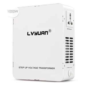 1000W Step Up Transformer 110/120V to 220/240V resettable circuit breaker, compatible EU & Asian appliances for US &Canada use, pure copper toroidal coil 1000W Step Up Transformer 110/120V to 220/240V resettable circuit breaker, compatible EU & Asian appliances for US &Canada use, pure copper toroidal coil