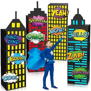 25 Pcs Large Super Theme Hero Birthday Decorations Hero Backdrop Boxes Skyscraper Decor Boxes Spider Bat Heroes Birthday Party Favor Boxes for Super Theme Party Supplies(Hero 25 Pcs) 25 Pcs Large Super Theme Hero Birthday Decorations Hero Backdrop Boxes Skyscraper Decor Boxes Spider Bat Heroes Birthday Party Favor Boxes for Super Theme Party Supplies(Hero 25 Pcs)