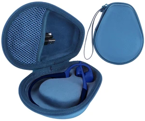 Case for SHOKZ OpenRun Pro2/Mini/1/OpenMove/OpenSwim Headphones Open-Ear Bone Conduction Sport Headphones Accessories, For Standard and Mini, Travel Friendly Case for SHOKZ OpenRun Pro2/Mini/1/OpenMove/OpenSwim Headphones Open-Ear Bone Conduction Sport Headphones Accessories, For Standard and Mini, Travel Friendly