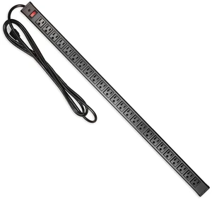 24 Outlet Metal Surge Protector Power Strip, 9 Ft 24 Grounded Outlets, Metal Housing - For Home, Office & Workshop 24 Outlet Metal Surge Protector Power Strip, 9 Ft 24 Grounded Outlets, Metal Housing - For Home, Office & Workshop