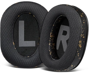 Mesh Fabric Earpads Cushions Replacement for Logitech G Pro, G Pro X, G Prox 2, G Pro X SE Headphones, Ear Pads with Noise Isolation Foam, Added Thickness - Black Gold Mesh Fabric Earpads Cushions Replacement for Logitech G Pro, G Pro X, G Prox 2, G Pro X SE Headphones, Ear Pads with Noise Isolation Foam, Added Thickness - Black Gold