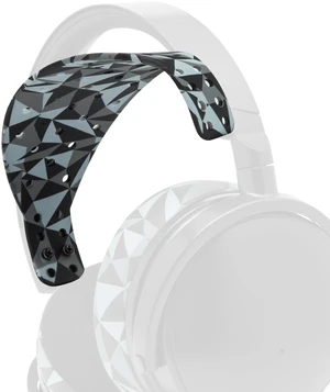 HeadbandZ XL Maxwell - Wide Headband for Audeze Maxwell 1, 2 & 2 ANC Made by Wicked Cushions Wider Weight-Distributing Design Geo Grey HeadbandZ XL Maxwell - Wide Headband for Audeze Maxwell 1, 2 & 2 ANC Made by Wicked Cushions Wider Weight-Distributing Design Geo Grey
