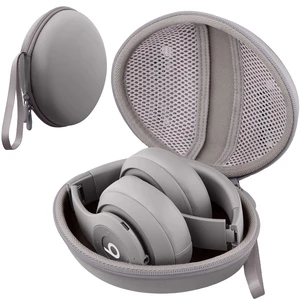 for Beats Studio Pro/Studio3/Solo4/Solo3 Headphones Hard Case, Sandstone Compatible with Beats Wireless On-Ear Headphones, Portable EVA Storage Bag with Mesh Pocket & Wrist Strap for Beats Studio Pro/Studio3/Solo4/Solo3 Headphones Hard Case, Sandstone Compatible with Beats Wireless On-Ear Headphones, Portable EVA Storage Bag with Mesh Pocket & Wrist Strap