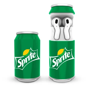 Sprite Can Shaped Wireless Earbuds Bluetooth 5.0 Headphones with Built-in Mic, Voice Assistant Compatibility, 9H Playtime, HD Stereo Sound, Noise Cancelling Compatible with Apple & Android Sprite Can Shaped Wireless Earbuds Bluetooth 5.0 Headphones with Built-in Mic, Voice Assistant Compatibility, 9H Playtime, HD Stereo Sound, Noise Cancelling Compatible with Apple & Android
