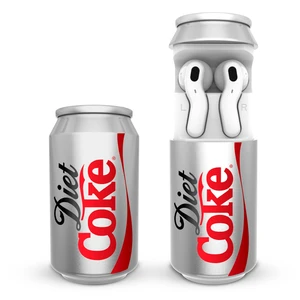 Diet Coke Can Shaped Wireless Earbuds Bluetooth 5.0 Headphones with Built-in Mic, Voice Assistant Compatibility, 9H Playtime, HD Stereo Sound, Noise Cancelling Compatible with Apple & Android Diet Coke Can Shaped Wireless Earbuds Bluetooth 5.0 Headphones with Built-in Mic, Voice Assistant Compatibility, 9H Playtime, HD Stereo Sound, Noise Cancelling Compatible with Apple & Android