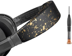 Headband Cover for Bose QuietComfort 15(QC15)/QuietComfort 2(QC 2) Headphones, Replacement Headstrap Pad Repair Part - Black Gold Headband Cover for Bose QuietComfort 15(QC15)/QuietComfort 2(QC 2) Headphones, Replacement Headstrap Pad Repair Part - Black Gold