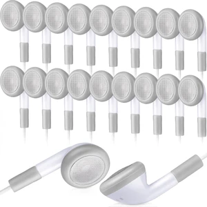100 Pack Bulk Earbuds for Classroom Basic White Wired Ear Buds with 3.5mm Jack Disposable Headphones Multi-Pack for Students, Schools, and Libraries 100 Pack Bulk Earbuds for Classroom Basic White Wired Ear Buds with 3.5mm Jack Disposable Headphones Multi-Pack for Students, Schools, and Libraries