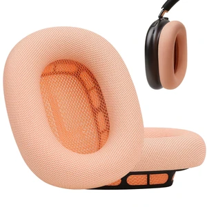 Ear Cushions Compatible with AirPods Max, Orange Protein Leather, Gel& Memory Foam, For 2024 Version Airpods Max 2 Ear Cushions Compatible with AirPods Max, Orange Protein Leather, Gel& Memory Foam, For 2024 Version Airpods Max 2