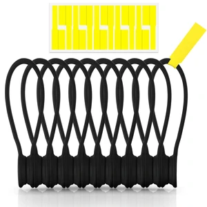 7.9'' Magnetic Cord Tie with Labels, Magnetic Twist Tie(10PCS-Black) Magnetic Cable Organizer,Reusable Cable Ties with Strong Magnet for Bundling Cables,Silicone Cord Winder for home,Office 7.9'' Magnetic Cord Tie with Labels, Magnetic Twist Tie(10PCS-Black) Magnetic Cable Organizer,Reusable Cable Ties with Strong Magnet for Bundling Cables,Silicone Cord Winder for home,Office