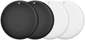 Mini Air Tags Smart Tracker Work with Apple Find My (iOS Only), IP67 Waterproof, Keys Finder and Item Locator for Keys, Bags,Luggage and More (Not for Android) (2White+2Black, 4 Pack) Mini Air Tags Smart Tracker Work with Apple Find My (iOS Only), IP67 Waterproof, Keys Finder and Item Locator for Keys, Bags,Luggage and More (Not for Android) (2White+2Black, 4 Pack)