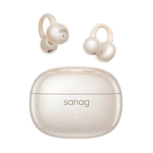Open Ear Headphones, Bluetooth 6.0 Wireless Earbuds with Clip Design, 40H Playtime, IP67 Waterproof, Ultra-Light Comfortable for Running, Gym, Sports, Work (Black) (Beige) Open Ear Headphones, Bluetooth 6.0 Wireless Earbuds with Clip Design, 40H Playtime, IP67 Waterproof, Ultra-Light Comfortable for Running, Gym, Sports, Work (Black) (Beige)