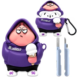 Cute 3D Cartoon Case for AirPods 4 (2024) & 5 (2026), Silicone Cover Cute 3D cartoon silicone cover with keychain and cleaning pen for playful everyday protection, easy carrying, and fun style Cute 3D Cartoon Case for AirPods 4 (2024) & 5 (2026), Silicone Cover Cute 3D cartoon silicone cover with keychain and cleaning pen for playful everyday protection, easy carrying, and fun style