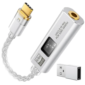USB C to 3.5mm Jack Audio Adapter, Dual DAC Chip CX31993 & MAX97220 Built-in HiFi Amplifier, 32bit/384KHz Hi-Res Certified, Supports In-line Control, For Android iPhone PC Mac Switch PS5,Silver USB C to 3.5mm Jack Audio Adapter, Dual DAC Chip CX31993 & MAX97220 Built-in HiFi Amplifier, 32bit/384KHz Hi-Res Certified, Supports In-line Control, For Android iPhone PC Mac Switch PS5,Silver