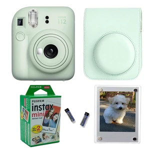 Instax Mini 12 Instant Camera + Pro Design Protective Case & Magnetic Lucite Frames, 20 Sheets (Mint Green) Instax Mini 12 Instant Camera + Pro Design Protective Case & Magnetic Lucite Frames, 20 Sheets (Mint Green)