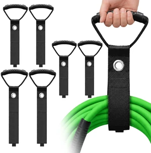 Extension Cord Holder, Assorted 6 Pack Heavy-Duty Storage Straps Wrap & Hang, Tangle-Fre, Reusable, Adjustable, Hook & Loop, Assorted Sizes, Cable Organizer For Warehouse, Garage, Workshop Extension Cord Holder, Assorted 6 Pack Heavy-Duty Storage Straps Wrap & Hang, Tangle-Fre, Reusable, Adjustable, Hook & Loop, Assorted Sizes, Cable Organizer For Warehouse, Garage, Workshop