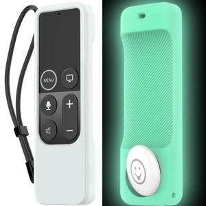 Protective Case for Apple TV 4K Siri Remote 3rd & 2nd Gen with AirTag Holder, Magnet Technology, Lanyard Included, Great Grip, Heavy Shock Absorption, Drop Protection Protective Case for Apple TV 4K Siri Remote 3rd & 2nd Gen with AirTag Holder, Magnet Technology, Lanyard Included, Great Grip, Heavy Shock Absorption, Drop Protection