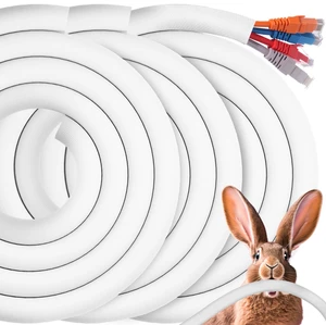 3 Pack 30ft Cord Protectors from Pets No Chew, 1/2 Inch,PET Material No Chew Cord Cover, Protects Cables from Rabbits Dogs Cats, Flexible Electrical Wire Management, Ideal for Home & Office 3 Pack 30ft Cord Protectors from Pets No Chew, 1/2 Inch,PET Material No Chew Cord Cover, Protects Cables from Rabbits Dogs Cats, Flexible Electrical Wire Management, Ideal for Home & Office