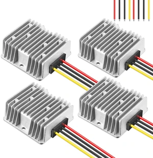 10A 120W Golf Cart 36V 48V to 12V Converter Voltage Reducer, 4 Pack DC to DC Buck Converter, 12 Volt Voltage Regulator for Golf Cart RV Audio LED Strip Light, Universal Power Stabilizer 10A 120W Golf Cart 36V 48V to 12V Converter Voltage Reducer, 4 Pack DC to DC Buck Converter, 12 Volt Voltage Regulator for Golf Cart RV Audio LED Strip Light, Universal Power Stabilizer